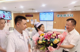 梧州市卫生健康委党组书记、主任宁金沛到市工人医院走访慰问护理工作者